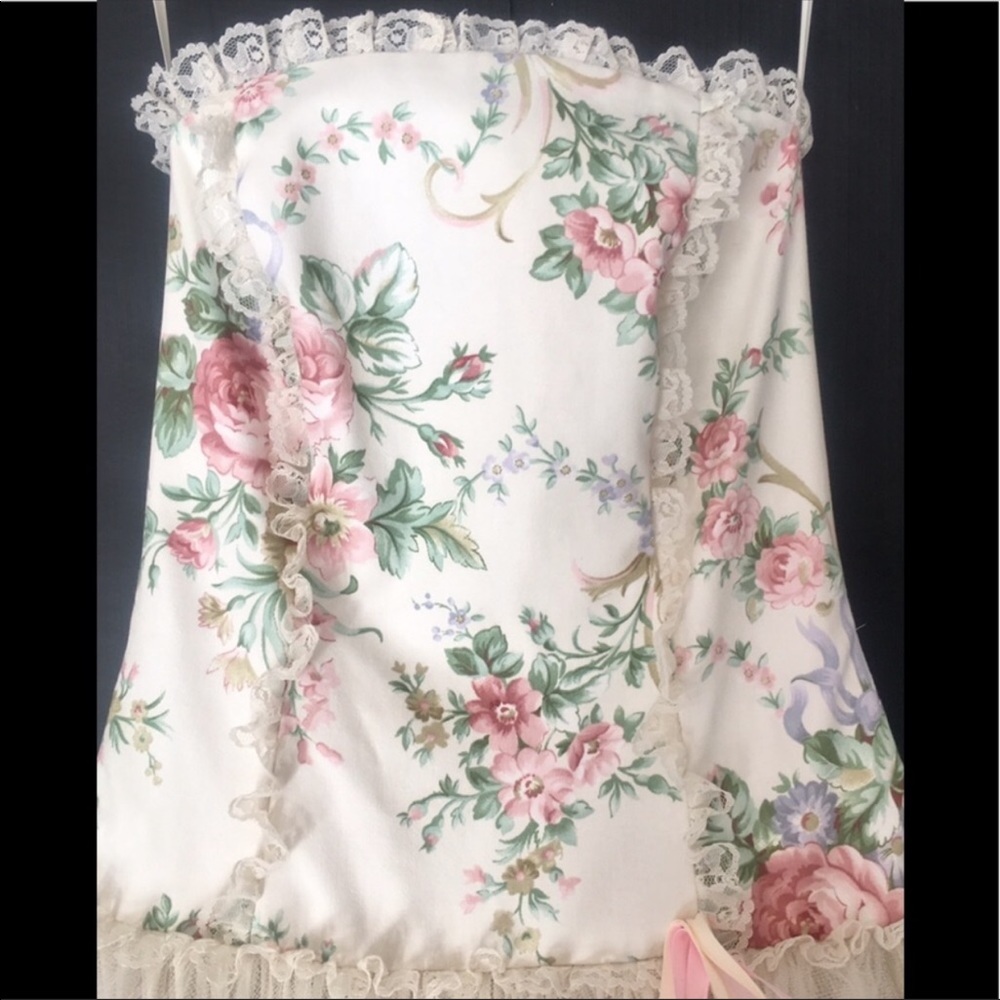 Vintage Bohemian 🌸 Strapless Tulle - Picture 5 of 7